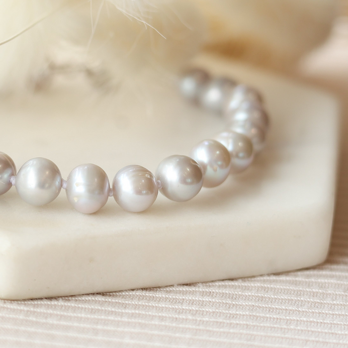 Freshwater Grey Pearl Bracelet