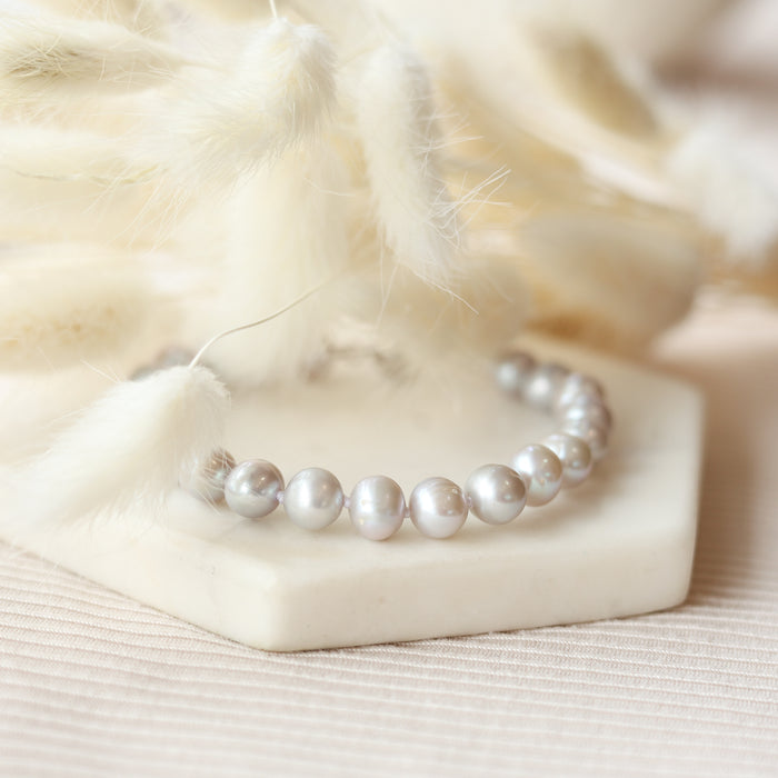 Freshwater Grey Pearl Bracelet