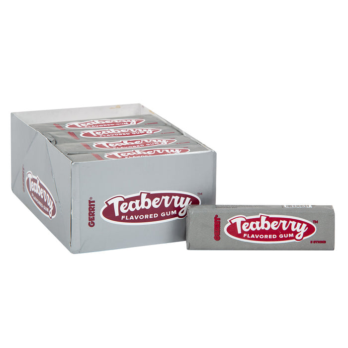 Gerrit Verburg Teaberry Flavor Chewing Gum - 20 Count