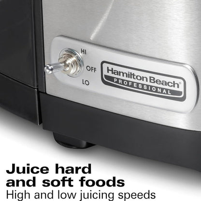 HAMILTON BEACH PROFESSIONAL 67906 Centrifugal Extractor Juicer - Refurbished with Home Essentials warranty