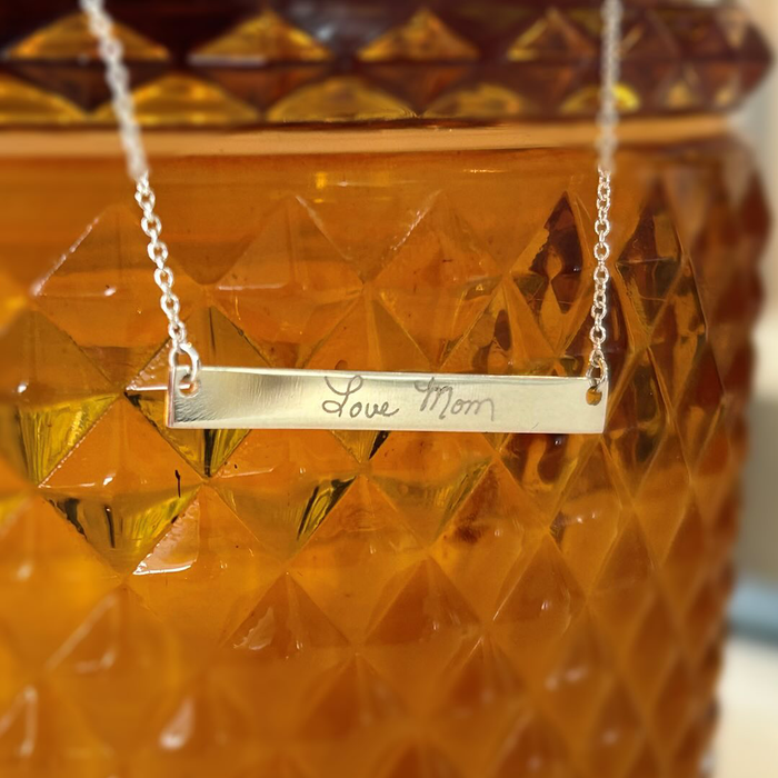 Handwritten Message Pendant