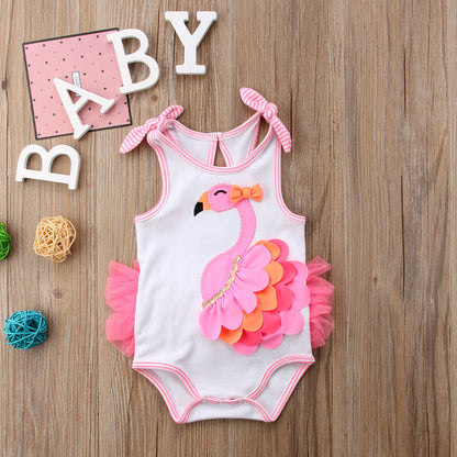 HAPPY FLAMINGO Romper