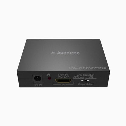 HAX05 HDMI ARC Audio Extractor Adapter for HDMI ARC TV and Soundbar, HDMI ARC Converter 5.1 PCM SPDIF + RCA Output CEC support