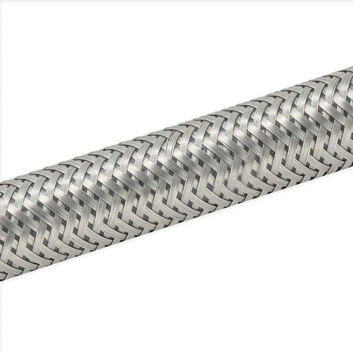 Heavy Duty, Stainless Steel, Corrugated Water Flex Connector, 3/8" x 1/2" x 24" - EZF015 MEGA