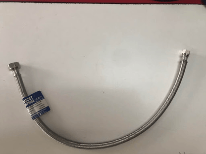 Heavy Duty, Stainless Steel, Corrugated Water Flex Connector, 3/8" x 1/2" x 24" - EZF015 MEGA