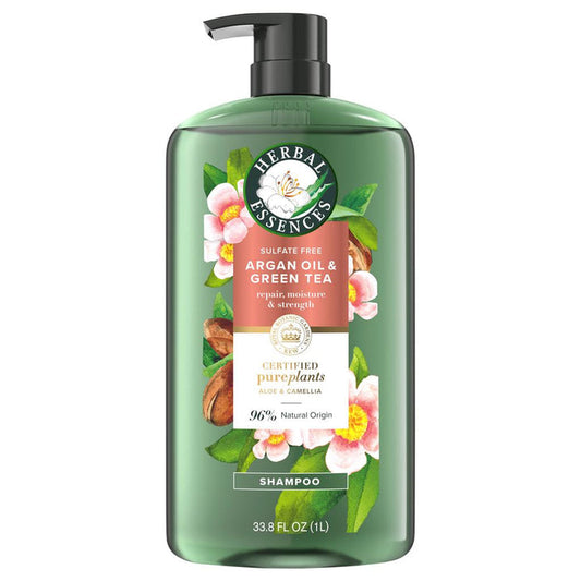 Herbal Essences Shampoo with Argan Oil and Green Tea 1 L / 33.8 oz -495858 ebuystt