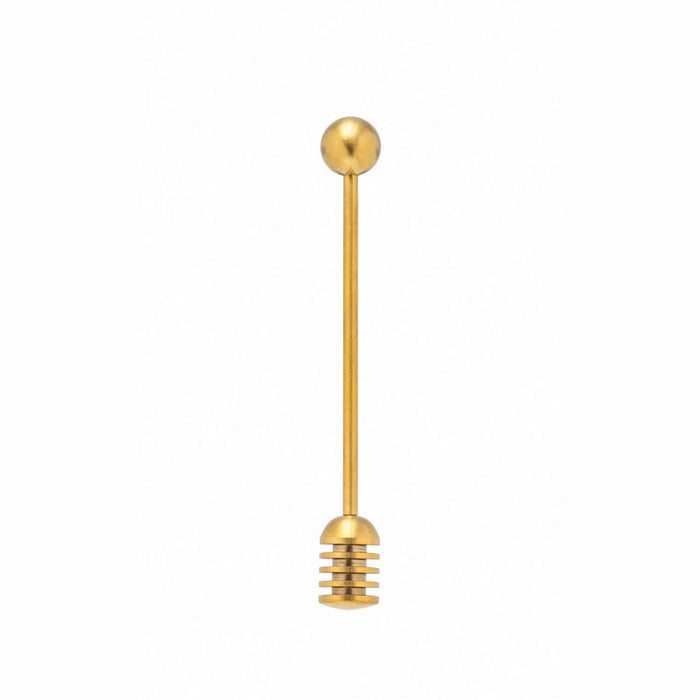 Stainless steel honey dipper