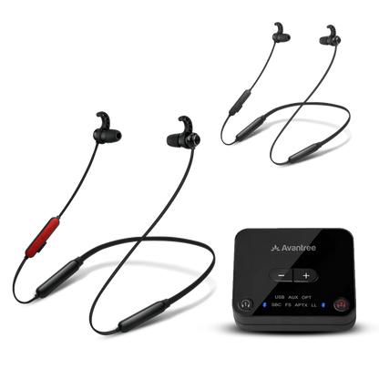 HT41866 Wireless Earbuds For TV Watching. supports TVs with optical, AUX (3.5mm). No HMDI