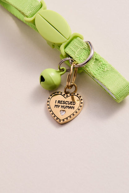 'I Love My Dog' Bangle & Pet Collar Charm Set of 2