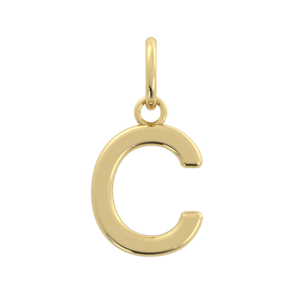 14k Yellow Gold / C