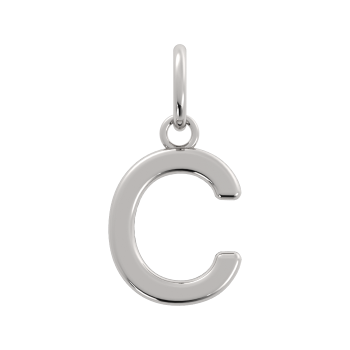 14k White Gold / C