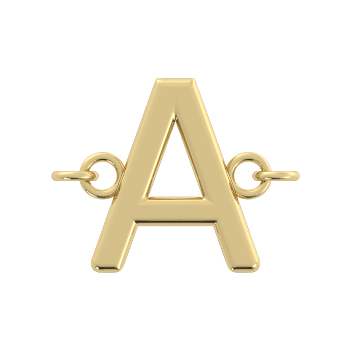 Initial Letter Connector  (14k Gold)