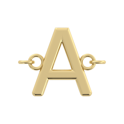 Initial Letter Connector  (14k Gold)