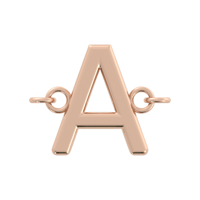 Initial Letter Connector  (14k Gold)