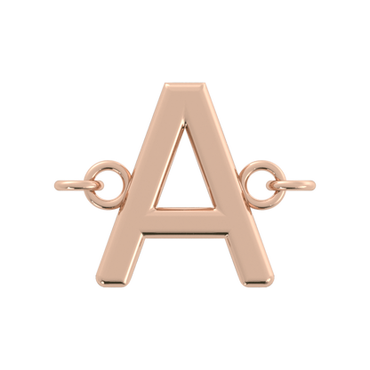 Initial Letter Connector  (14k Gold)