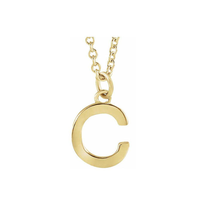 14k yellow gold / C