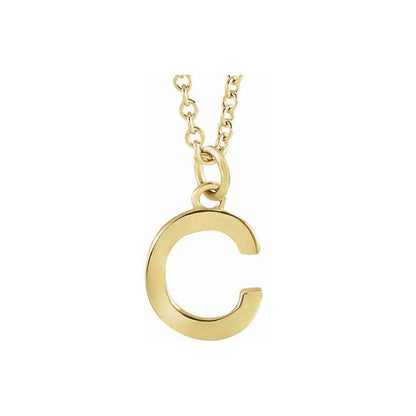14k yellow gold / C