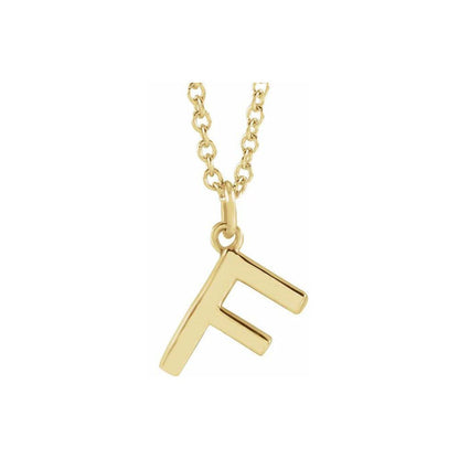 14k yellow gold / F