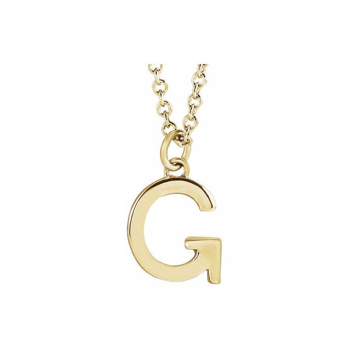 14k yellow gold / G