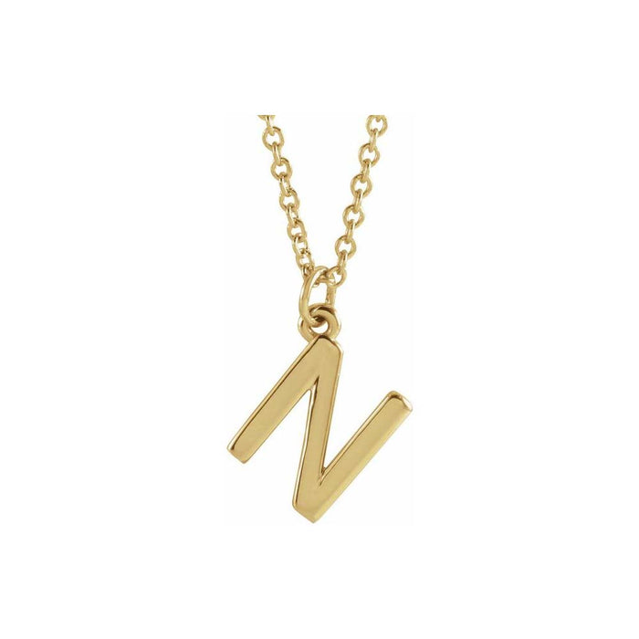14k yellow gold / N