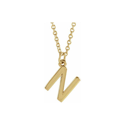 14k yellow gold / N