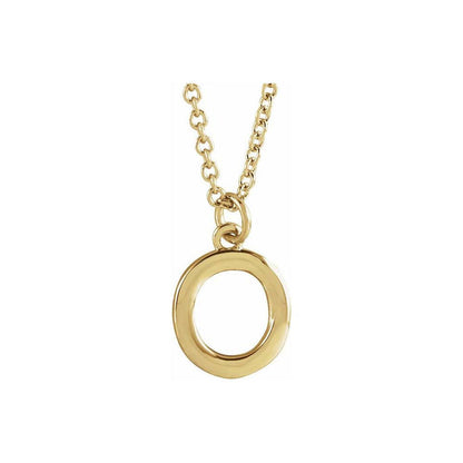 14k yellow gold / O