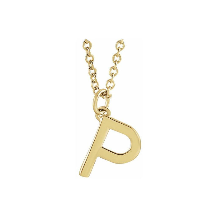14k yellow gold / P