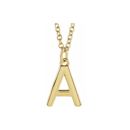 14k yellow gold / A