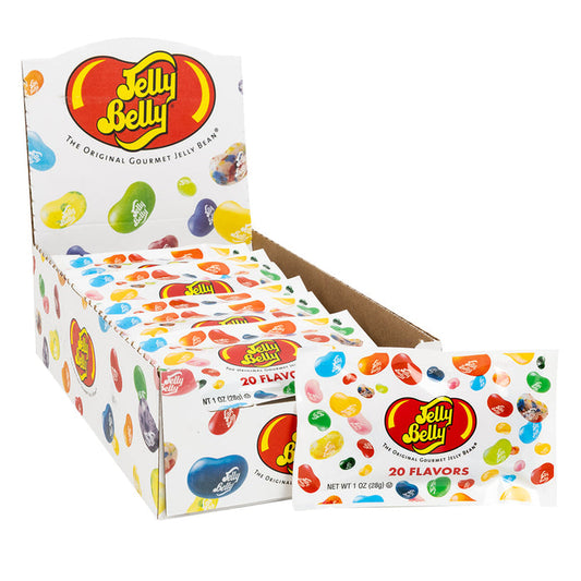 Jelly Belly 20 Flavor Jelly Bean Candy Bags - 24 Count
