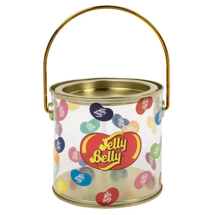 Jelly Belly Clear Pail Jelly Bean Candy - 12 Count