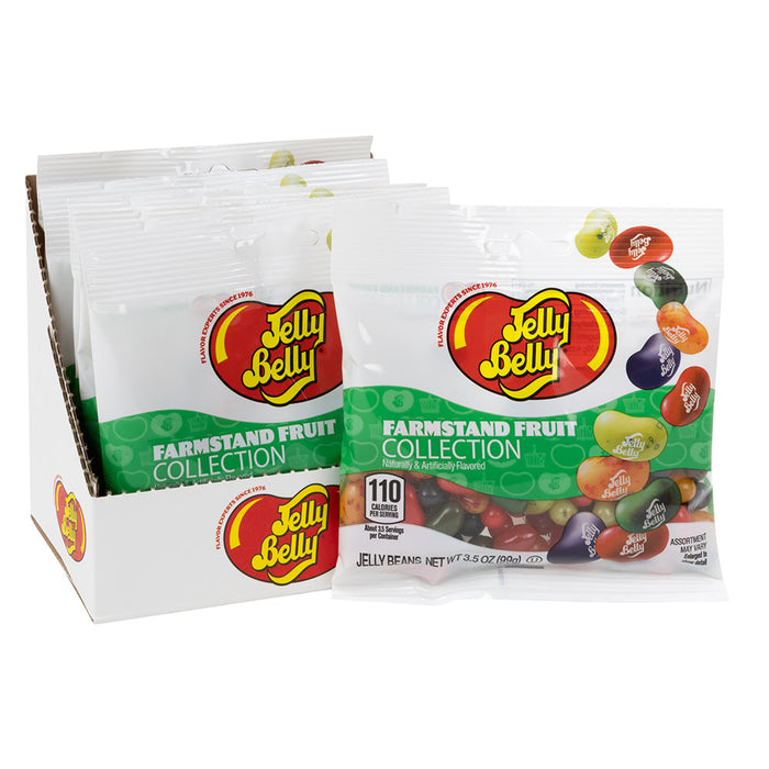 Jelly Belly Farmstand Fruit Jelly Beans Peg Bag - 12 Count