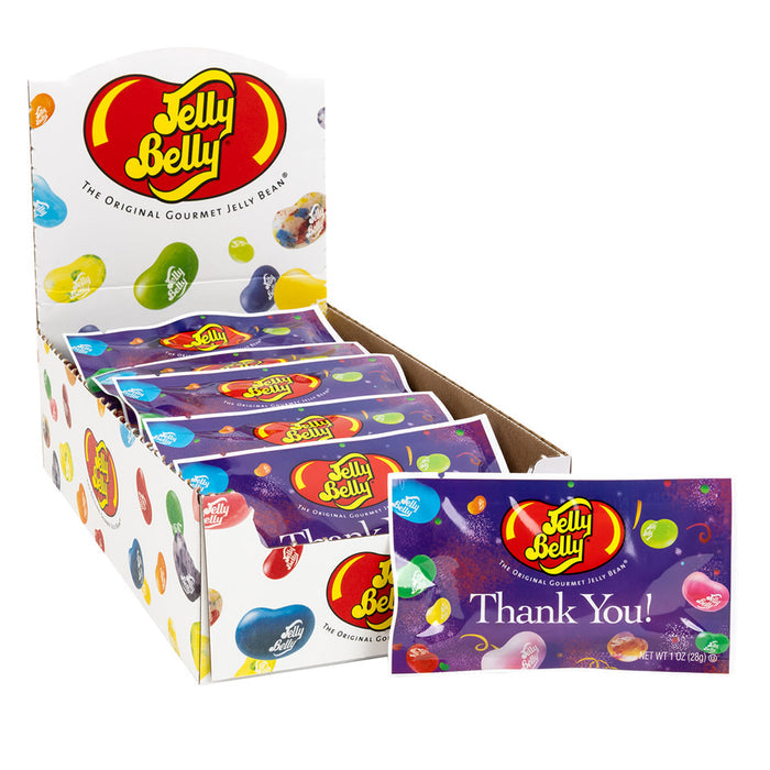 Jelly Belly Thank You Assorted Jelly Bean Bags - 30 Count - 1 OZ