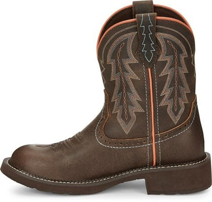 Justin Gypsy® Women's Lyla Round Toe Bay Brown Western Boot - Breeches.com