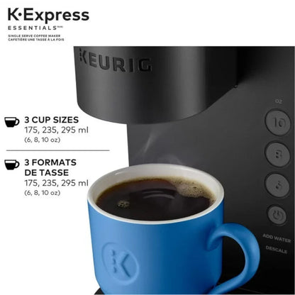 KEURIG 611247389089 K-Express Essentials Single Serve Coffee Maker- Refurbished with Home Essentials Warranty