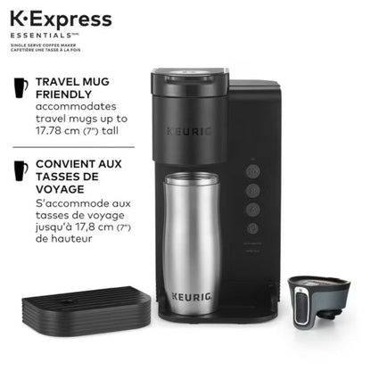 KEURIG 611247389089 K-Express Essentials Single Serve Coffee Maker- Refurbished with Home Essentials Warranty