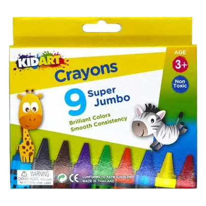 KidArt Brilliant Colour, Smooth Consistancy Crayons (24 Pack) - 8851934730080 Pie's Variety Store