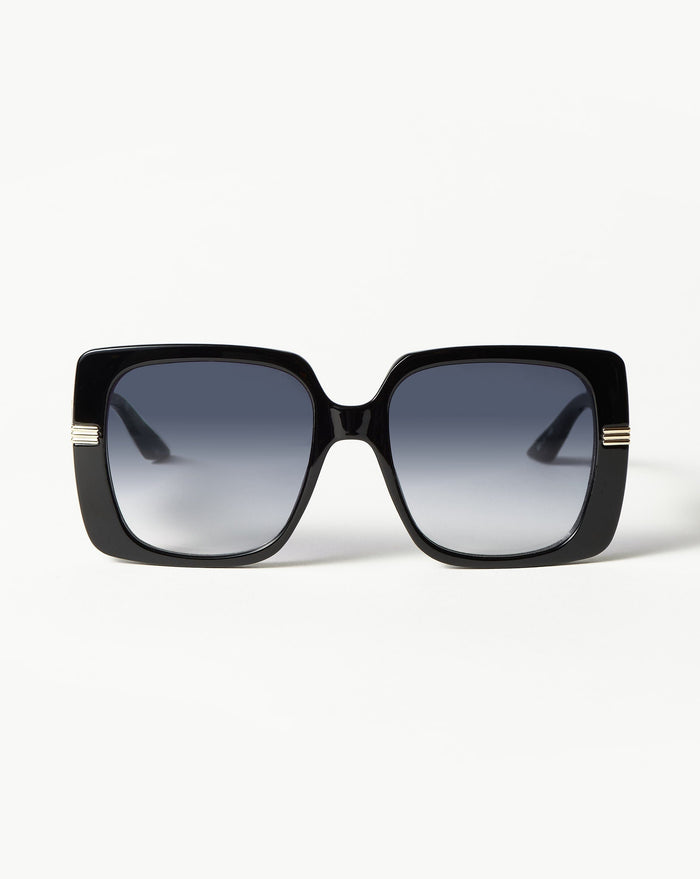 Le Specs Phoenix Ridge Oversized Square Sunglasses | Black Accessories Missoma