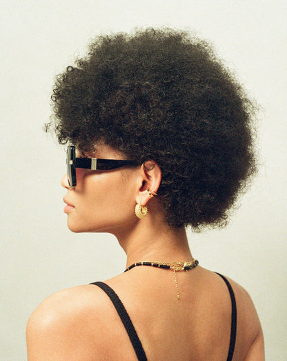 Le Specs Phoenix Ridge Oversized Square Sunglasses | Black Accessories Missoma