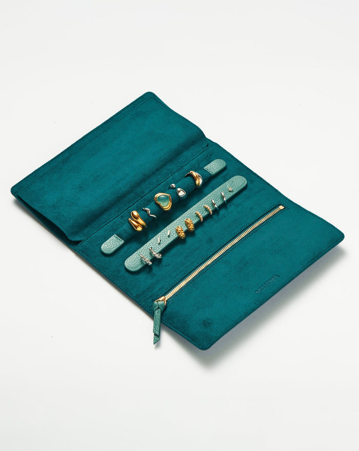 Leather Jewellery Roll | Lapis Blue Accessories Missoma