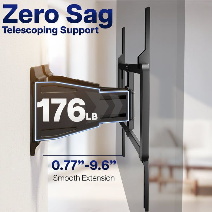Low Profile Telescoping TV Wall Mount - 46" to 100" Screens