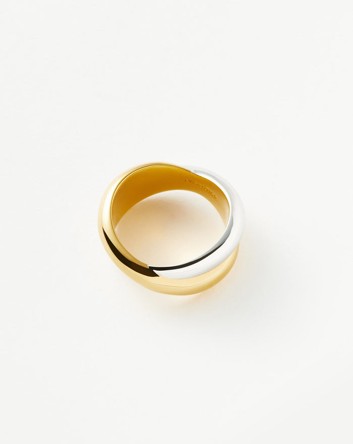 Lucy Williams Chunky Entwine Ring | Mixed Metal Rings Missoma