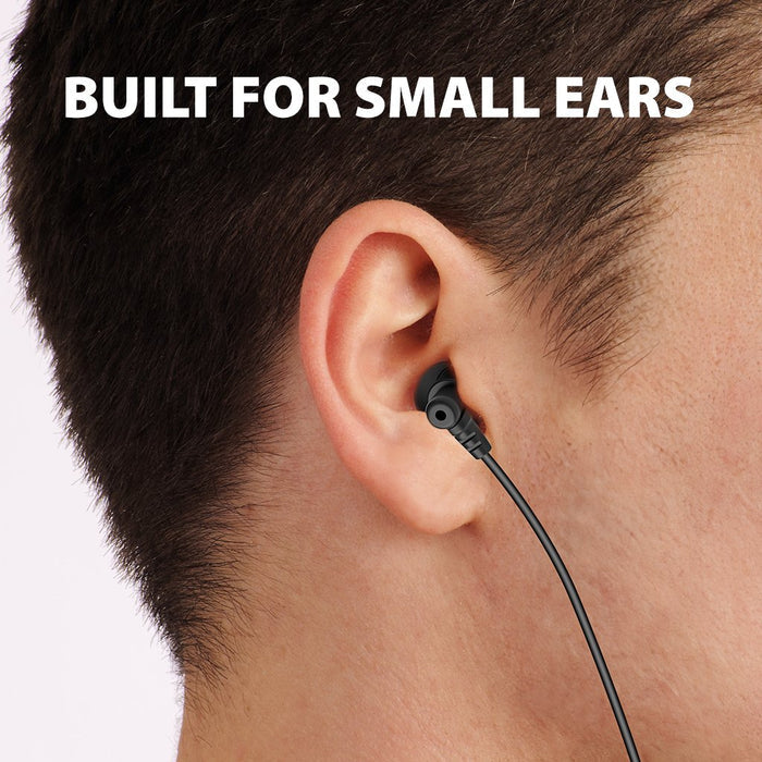 Lullaby E20 Wired Sleep Headphones for Side Sleepers. Ideal  for small ears canal