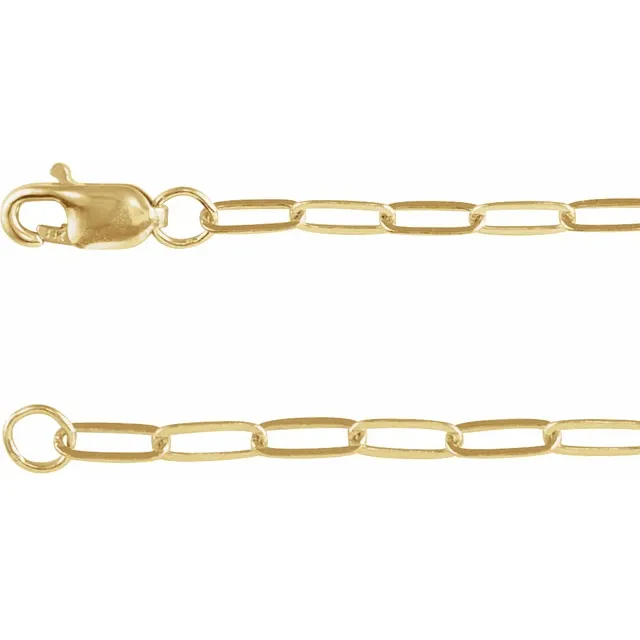 Luna Paper Clip Chain (2.1mm)