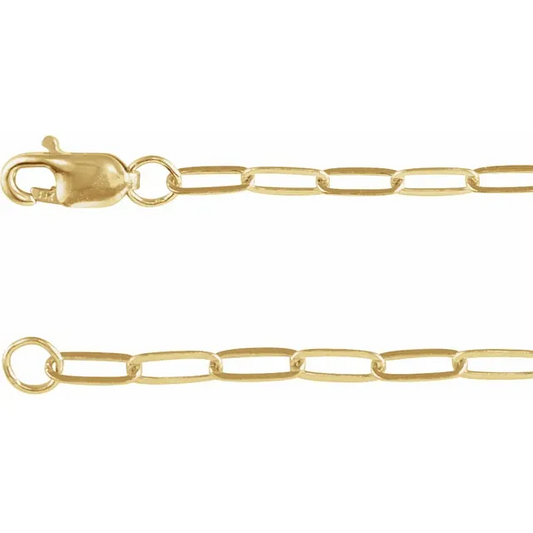 Luna Paper Clip Chain (2.1mm)