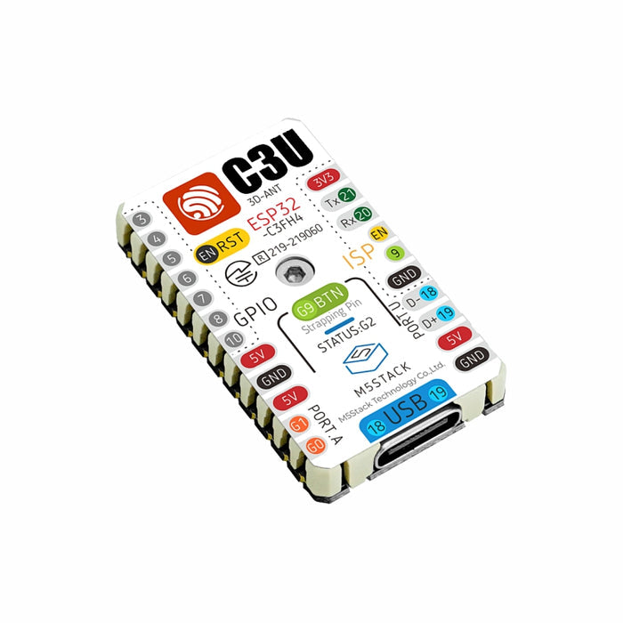 M5Stamp C3U (5pcs) - m5stack-store