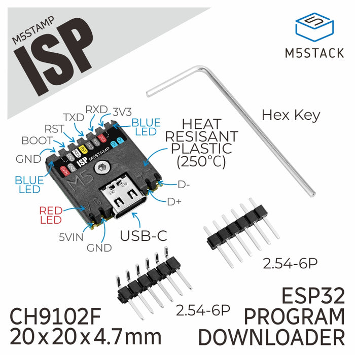 M5Stamp ISP Serial Programmer Module (CH9102) - m5stack-store