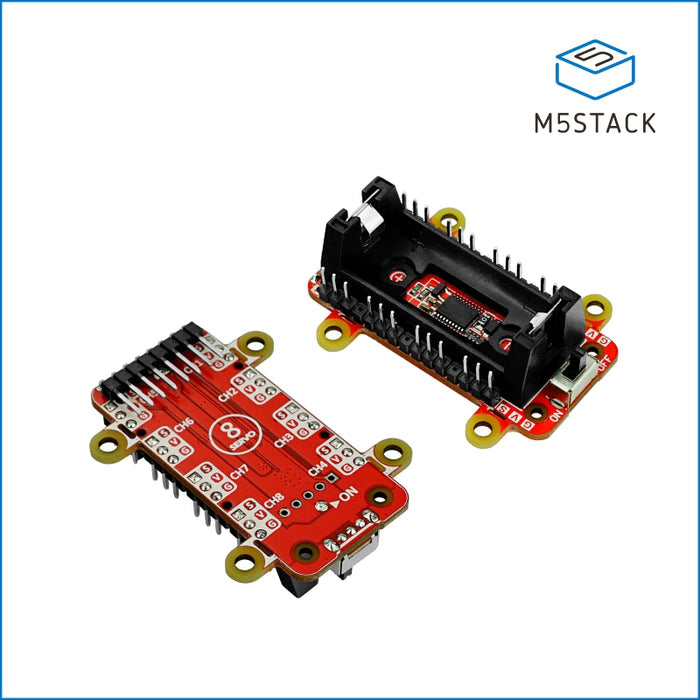 M5StickC 8-Channel Servo Driver HAT - m5stack-store