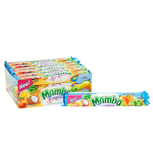 Mamba Tropics Fruit Chews Stick Candy - 24 Count