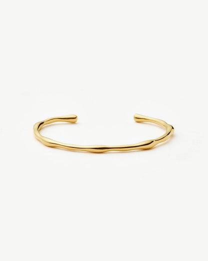 Molten Cuff Bracelet | 18ct Gold Plated Bracelets Missoma