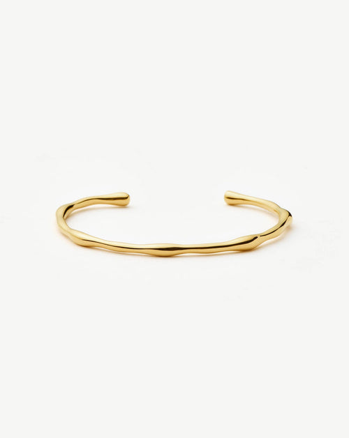 Molten Cuff Bracelet | 18ct Gold Plated Bracelets Missoma